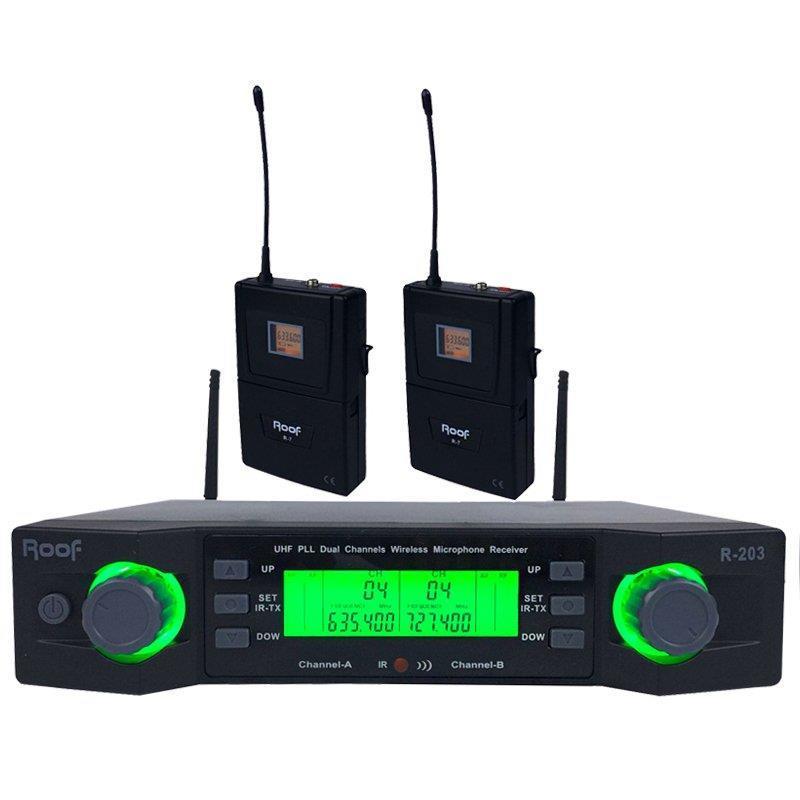 ROOF R-203 2 YAKA KABLOSUZ MİKROFON