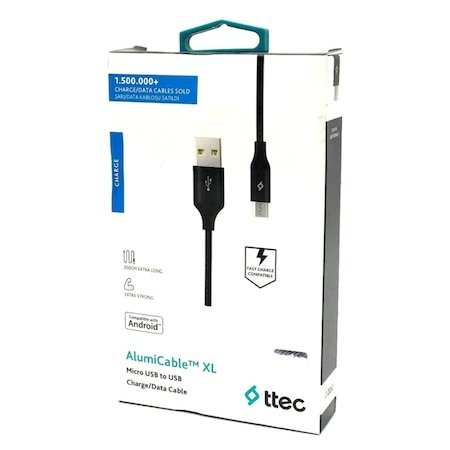 T.TEC MİCRO USB KABLO ALUMİ 2MT 2DK21S