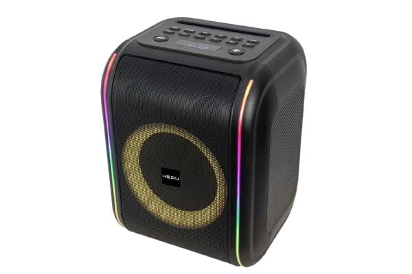 HEPU HP-988 8'' 20CM KABLOSUZ 1 EL MİKROFON BLUETOOTH ŞARJLI MÜZİK KUTUSU