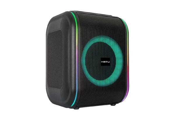 HEPU HP-988 8'' 20CM KABLOSUZ 1 EL MİKROFON BLUETOOTH ŞARJLI MÜZİK KUTUSU