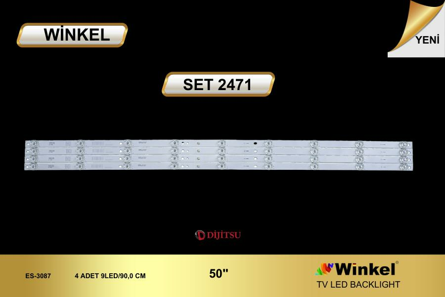 LCD LED-2471 TAKIM 4 LÜ-50DS7700,YE-50020,K500WD01 2021-6-30 4708-ES-3087-WİNKEL
