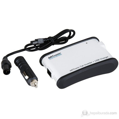 ARTronic Car Inverter + USB Charger + Araba Prizi
