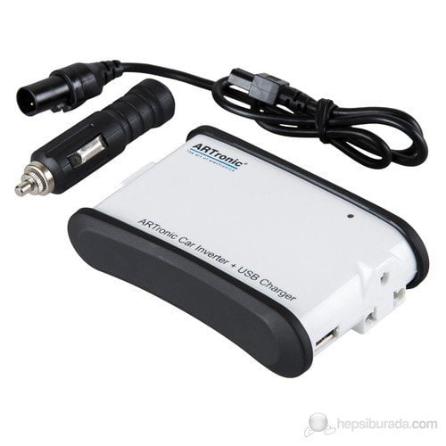 ARTronic Car Inverter + USB Charger + Araba Prizi