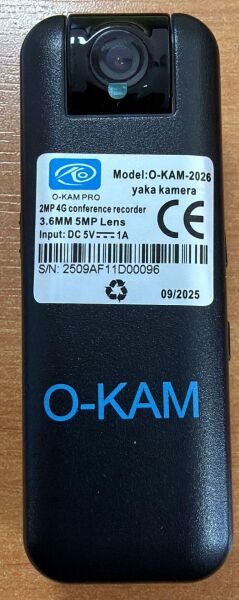 O-KAM 2026 4G Sim Kartlı 24Saat Şarj Kayıtlı FullHd Yaka Kamerası