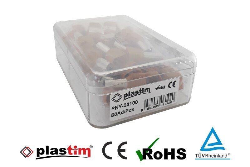 PLASTİM KAHVERENGİ İZOLELİ YÜKSÜK 2x10MM