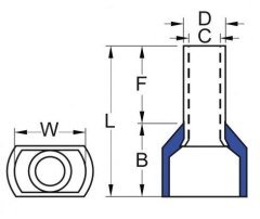 PLASTİM KAHVERENGİ İZOLELİ YÜKSÜK 2x10MM