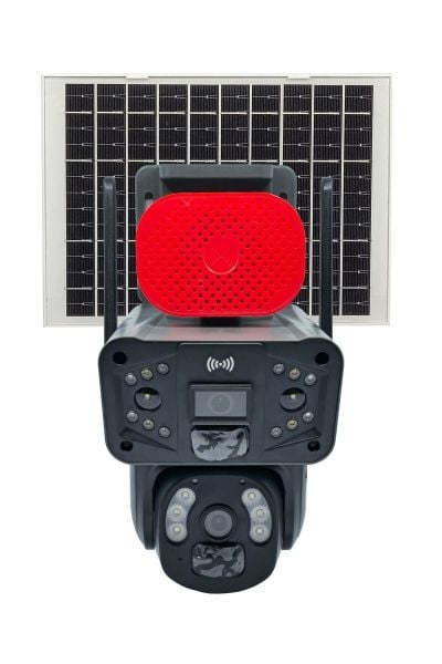 X5 TECH X58G 4G SİM KARTLI SOLAR GÜNEŞ PANELLİ 3+3MP ÇİFT LENS  PTZ KAMERA