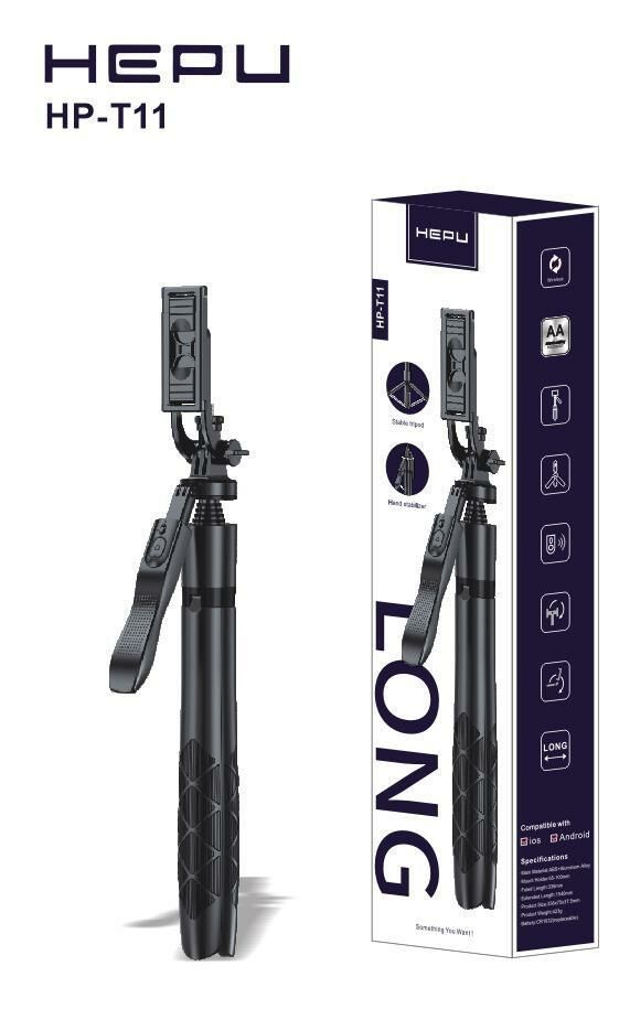 TRIPOD + SELFİE ÇUBUĞU HEPU HP-T11