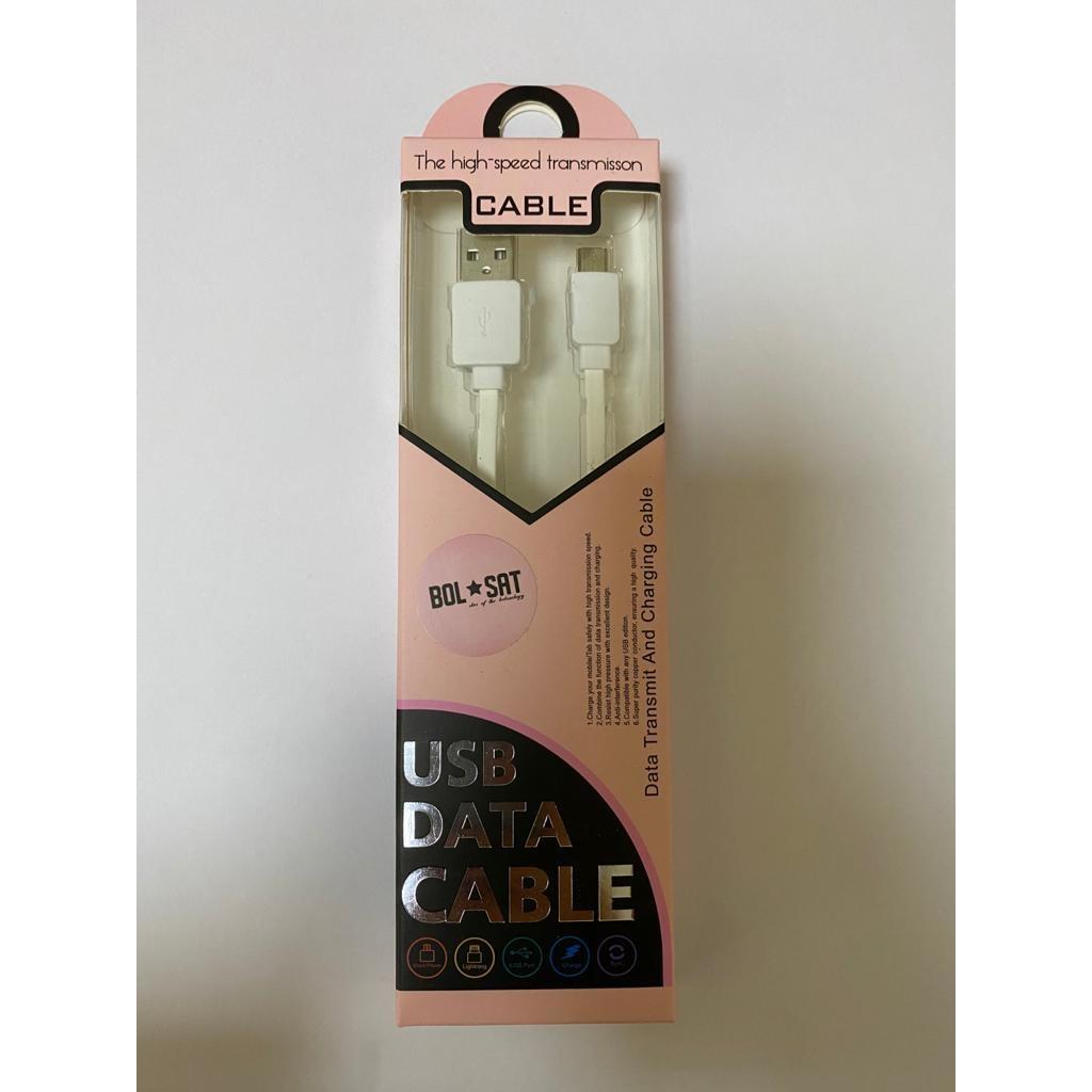 USB ERKEK MİCRO USB KABLO 1.2 MT BOLSAT