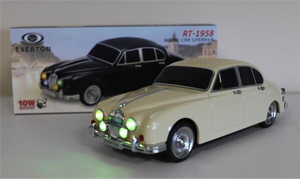 EVERTON RT-1958 Kırmızı Arabalı Bluetooth Fm/Usb/Tf/Aux Şarjlı Nostaljik Radyo