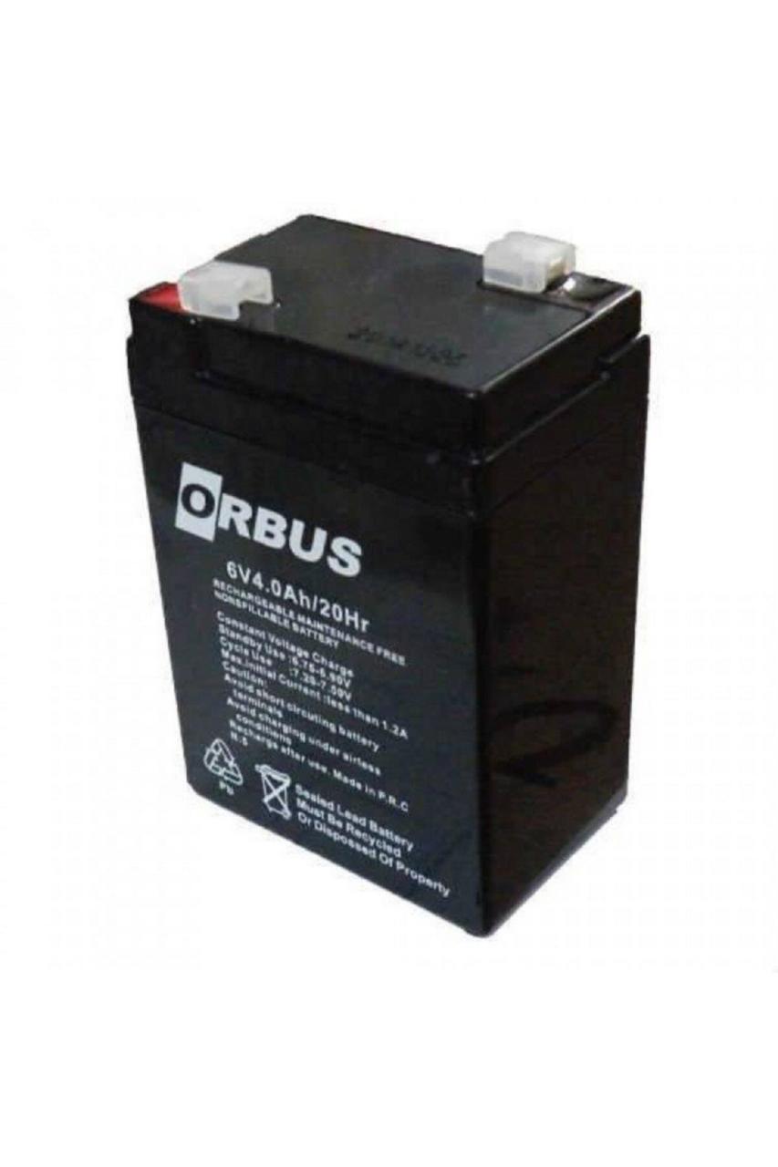 6 VOLT 4 AMPER AKÜ ORBUS 70*48*101 mm.0,6kg.