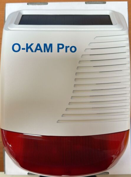 O-KAM 3032 KABLOSUZ DIŞ ALARM SİRENİ SOLAR GÜNEŞ PANELLİ