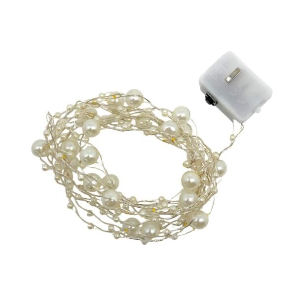 PANTHER PT-104 PİLLİ LED IŞIK 2M İNCİ YILBAŞI IŞIĞI