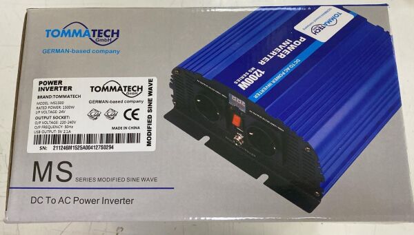 İNVERTER 1500 WATT 24 VOLT  MODİFİYE SİNÜS-TOMMATECH
