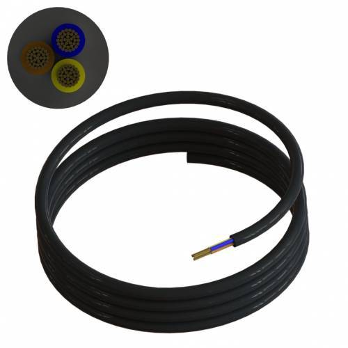 ÖZNUR TTR (H05VV-F) KABLO 3x0,75 MM SİYAH