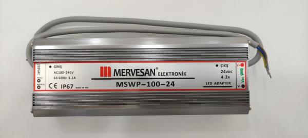 MEAN WELL MSWP-100-24 24V 4.25A (IP67) GÜÇ KAYNAĞI