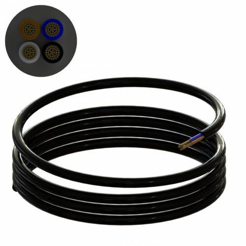 ÖZNUR TTR (H05VV-F) KABLO 4x1 MM SİYAH