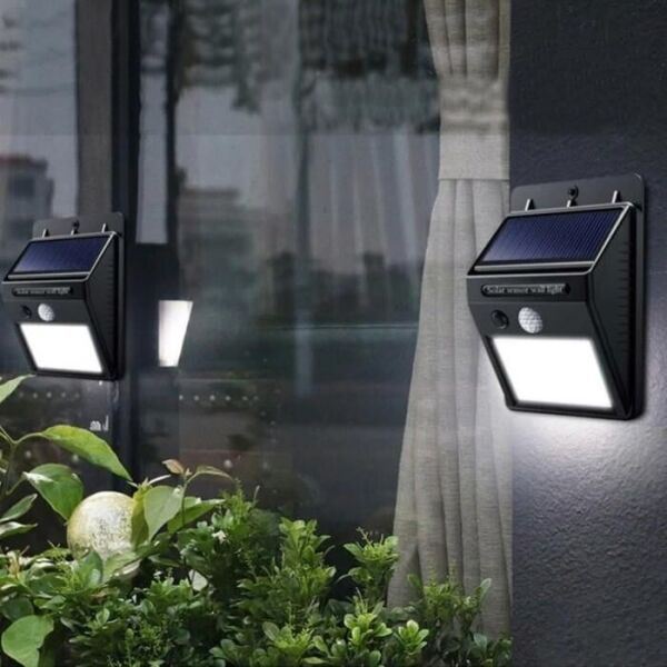 PANTHER PT-2920 SOLAR KARANLIK VE HAREKET SENSÖRLÜ LED DUVAR LAMBASI