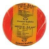 NHXMH YANMAZ KABLO 2.5 LUK KIRMIZI ÖZNUR-HES