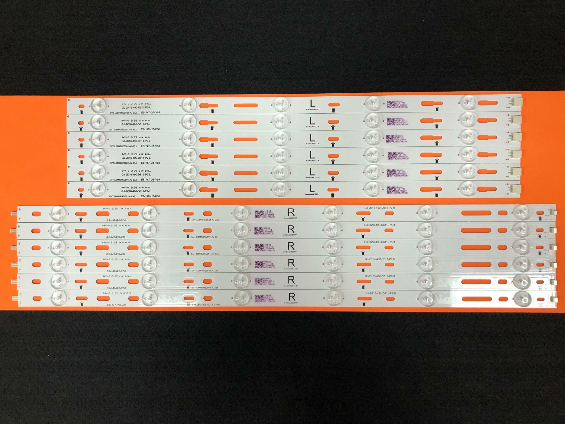 LCD LED-2063 TAKIM 10 LU-49PUK4900/12,49PUF6701/T3,49PUK4900,49PFS5301-ES-147-WİNKEL