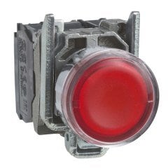 SCHNEİDER XB4BW3465 IŞIKLI YAYLI BUTON KIRMIZI