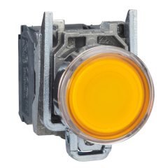 SCHNEİDER XB4BW3565 IŞIKLI YAYLI BUTON SARI
