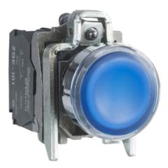 SCHNEİDER XB4BW36B5 IŞIKLI YAYLI BUTON MAVİ