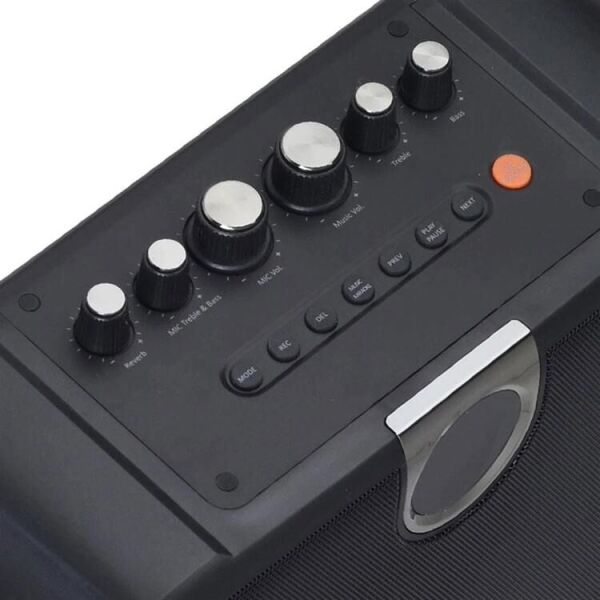 WÖLLER W-610HE ŞARJLI BT-USB PORTATİF KABLOSUZ EL + KAFA MIKROFONLU HOPARLÖR