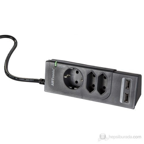 ARTronic S9P327NBU0 ART Power Block Masaüstü Akıllı Korumalı Priz