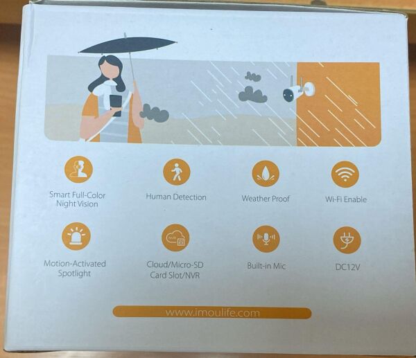 Imou IPC-K3DP-3H0WF 3Mp Fullcolor Sesli Dış Ortam Kablosuz Kamera 3.6Mm