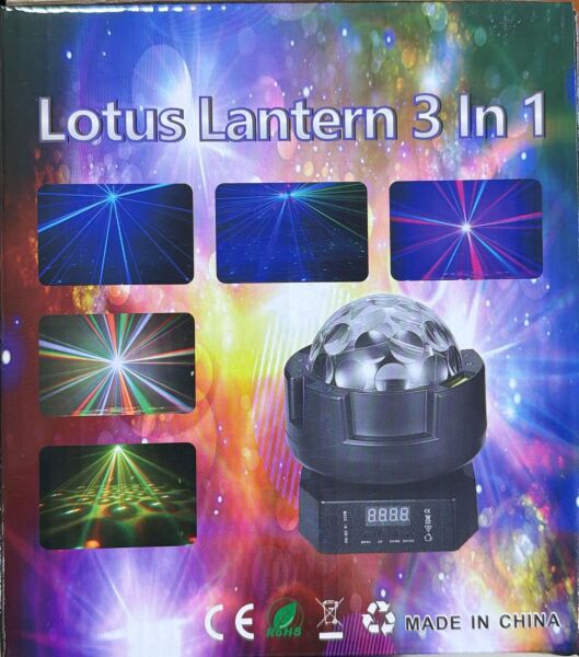 HEPU FB-1300 LOTUS LANTERN 3İN1 KUMANDALI DİSKO & PARTİ IŞIĞI