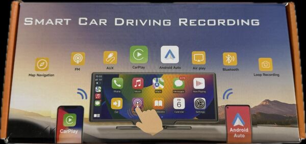 AGGIY H18 10'' CARPLAY WİFİ BLUETOOTH DOKUNMATİK ÖN ARAÇ KAMERA + GERİ GÖRÜŞ KAMERA