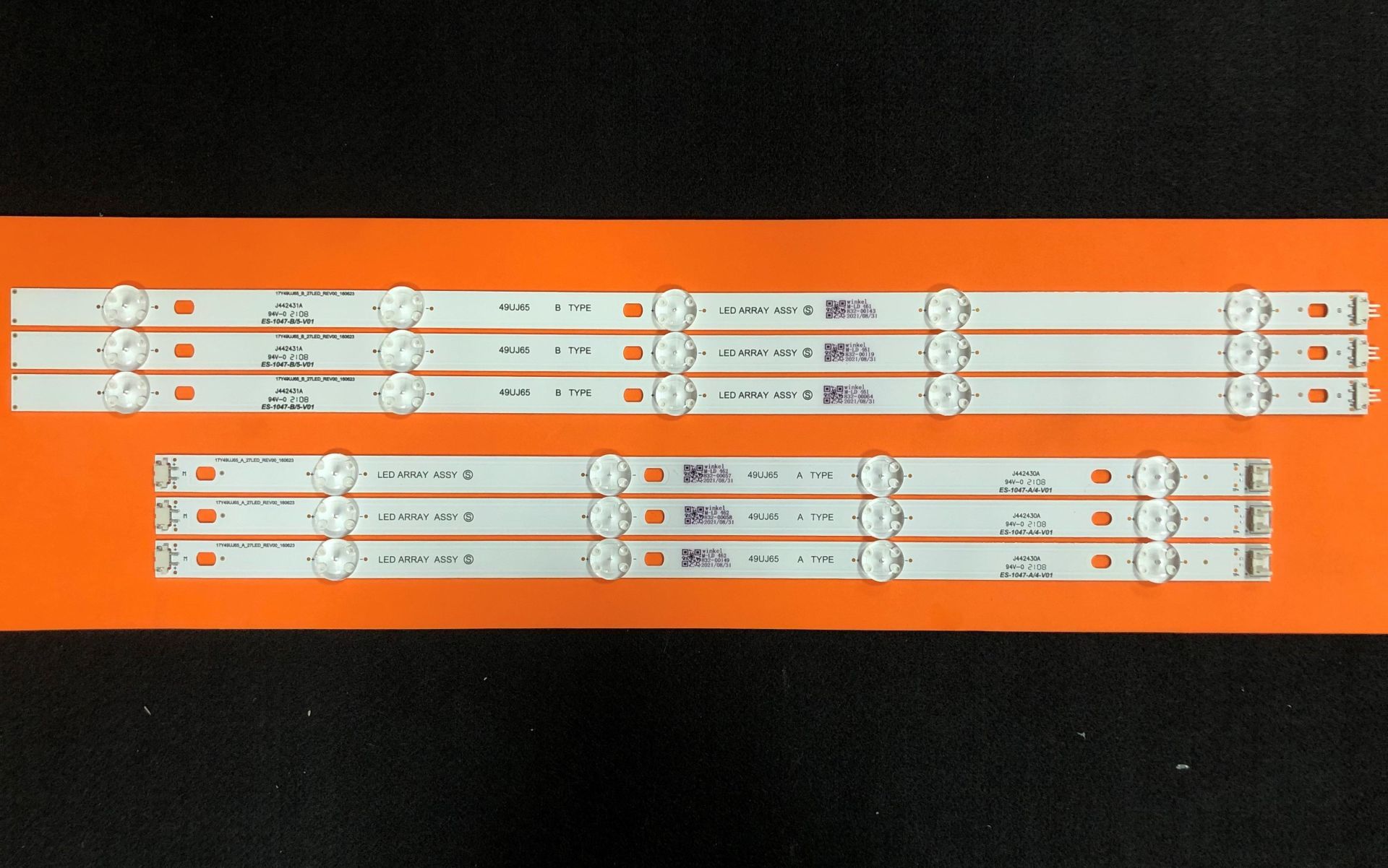 LCD LED-2200 TAKIM 6 LI-49UJ701V 49UJ651V 17Y 49UJ65 35880 35881-ES-1047-WİNKEL