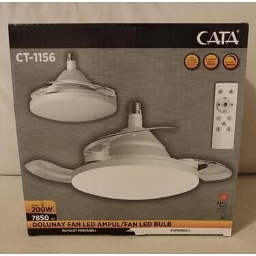 CATA CT-1156 200 WATT DOLUNAY VANTİLATÖRLÜ LED AMPUL 3 RENK(6400K-4000K-3200K)