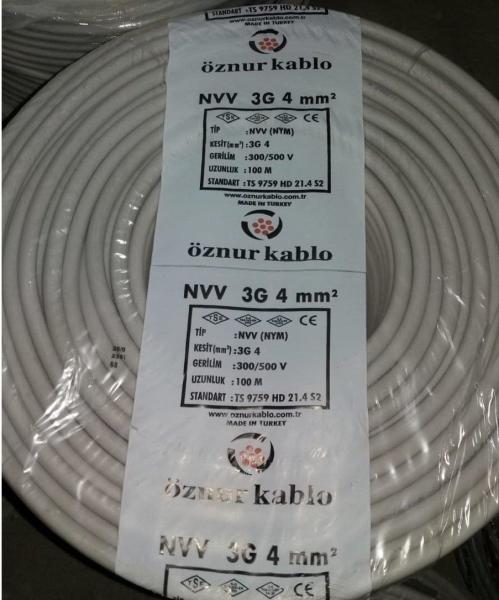 TTR KABLO 3 X 4 ÖZNUR