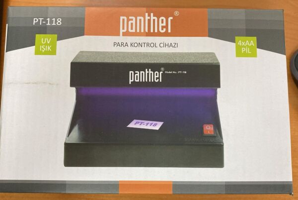 SAHTE PARA KONTROL MAKİNASI PT-118 PANTHER PİLLİ