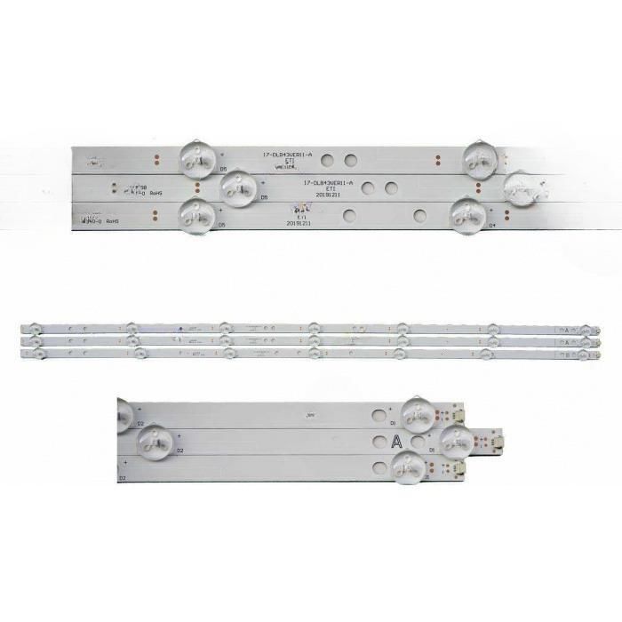 LCD LED 2531 TAKIM 3 LÜ-43R6520FA-43RH0EF-43R654FA9-43F9500-43F8500-WİNKEL
