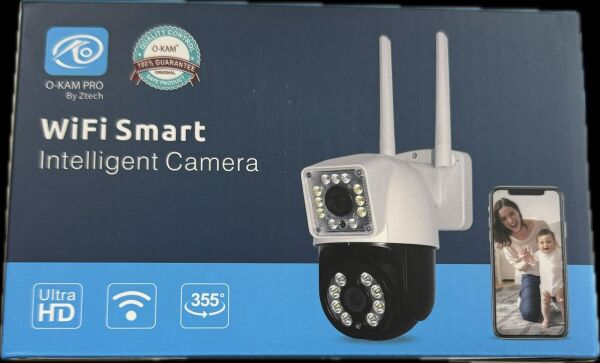 O-KAM 3012 Wifi 2Lens Alarm+Siren+Işık+Sesli Kamera
