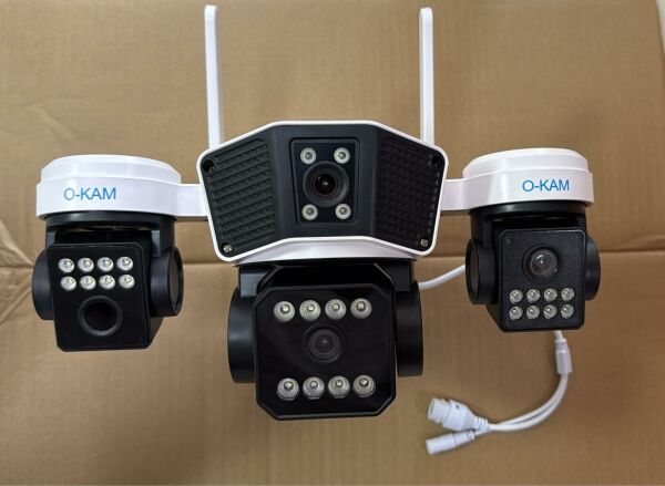 O-KAM 3037 Wifi 6MP PTZ 3 LENS IP KAMERA