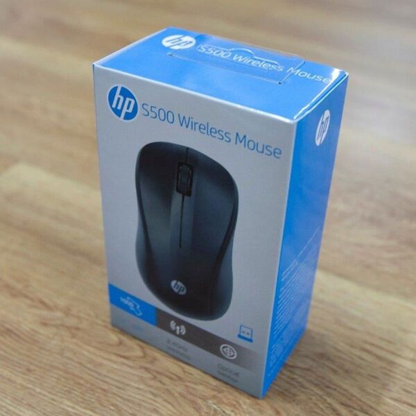 Hp S500 1200DPI 2.4GHz Wireless USB Siyah Kablosuz Mouse (Pil İçinde)