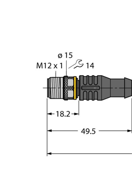 TURCK RSC4.4T-5/TXL SENSÖR KABLOSU