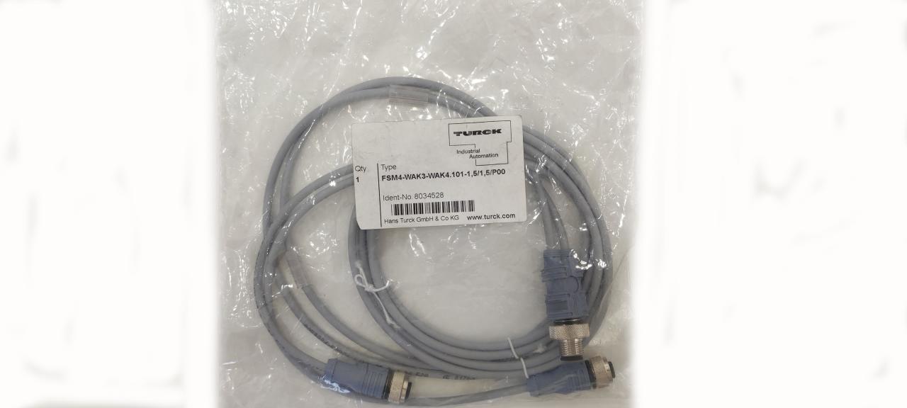 TURCK FSM4-WAK3-WAK4.101-1,5/1,5/P00 SENSÖR KABLOSU