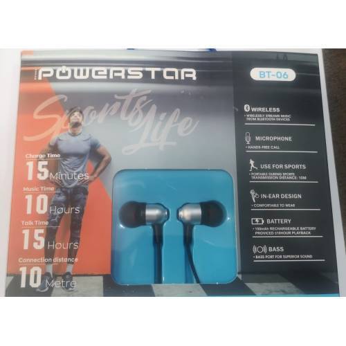 POWERSTAR BT-07 BT-06 BLUETOOTH KULAKLIK