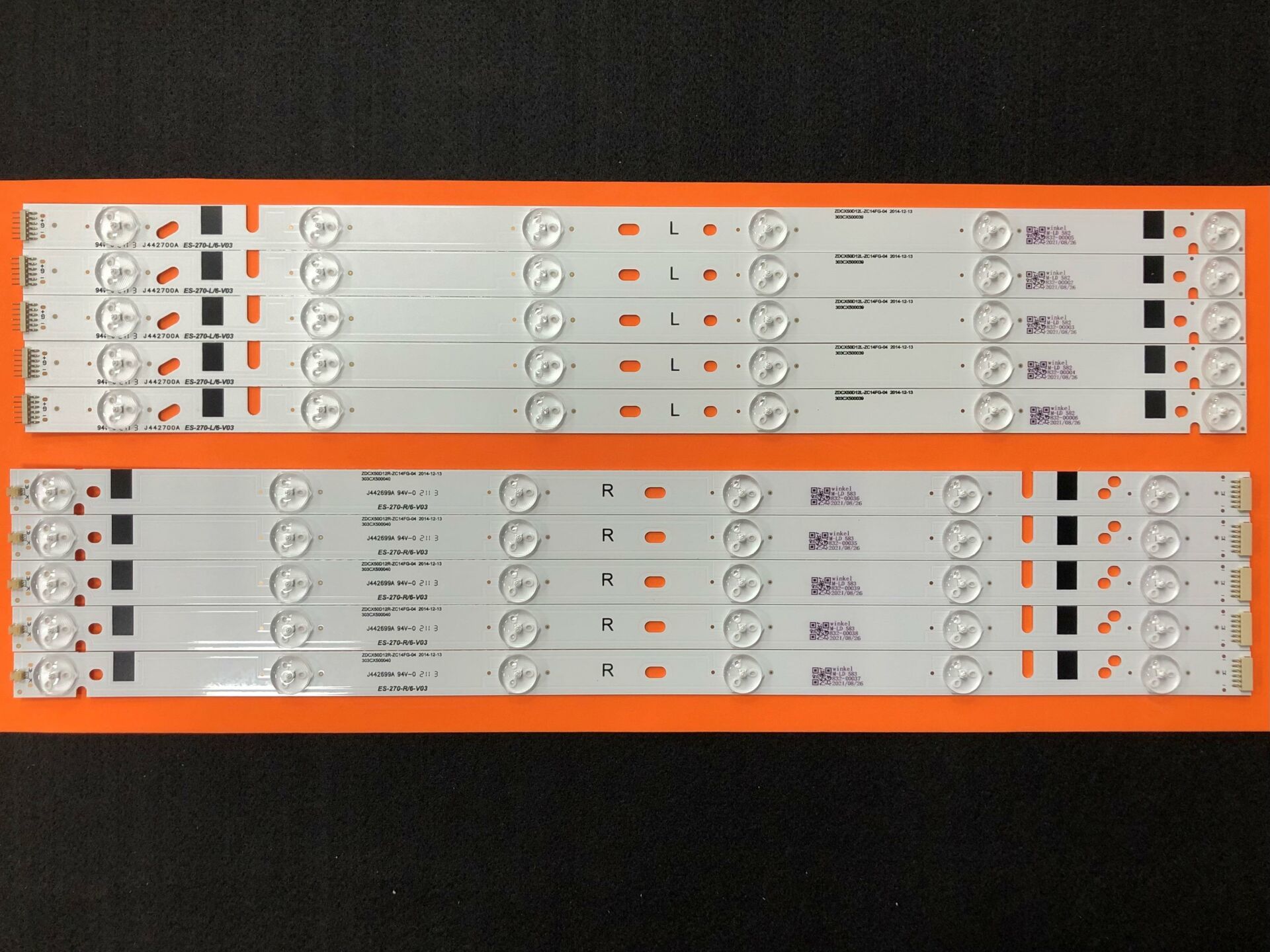 LCD LED-2124 TAKIM 10 LU-ST-5040-ZDCX50D12L-ZC14F-303CX500039-WİNKEL