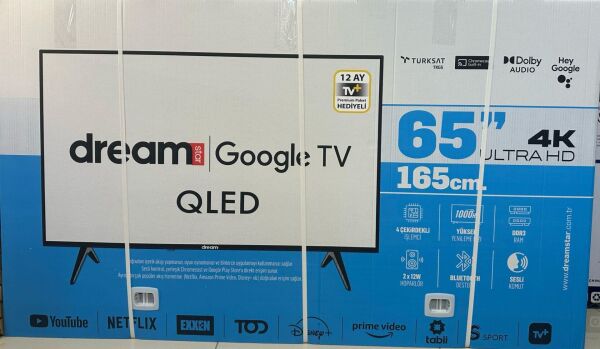 DREAMSTAR 65'' 165CM 4K ULTRA HD SMART GOOGLE TV UYDULU LED TV