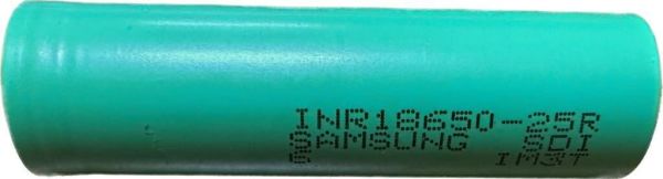 18650 SAMSUNG 3.7 V 2500 MAH - 25R PUNTOLU ŞARJLI PİL