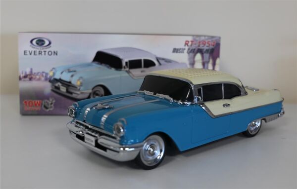 EVERTON RT-1954 Arabalı Bluetooth Fm/Usb/Tf/Aux Şarjlı Nostaljik Radyo