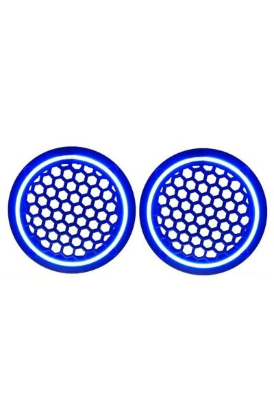 OTO HOPARLÖR MONTAJ KAPAĞI 16CM NEON IŞIKLI 2'Lİ TAKIM