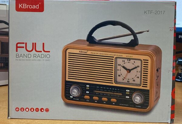 KBROAD KTF-2017 NOSTALJİK RADYO BLUETOOTH USB MİCROSD