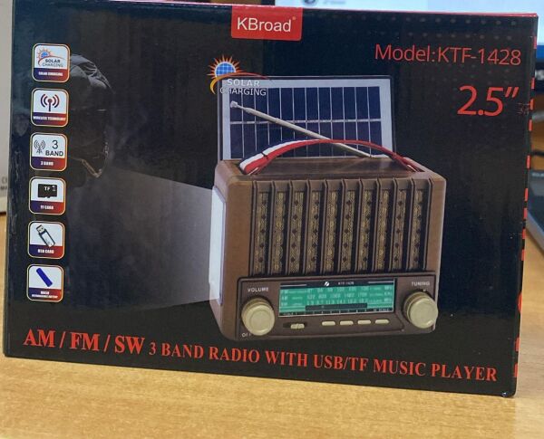 KBROAD KTF-1428 NOSTALJİK RADYO BLUETOOTH USB MİCROSD